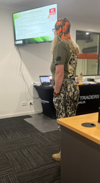 NSW R-Licence training session at True North Tactical delivered by Women Who Hunt